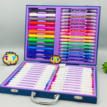 52Pcs Premium Unicorn Themed Kids Painting Kit Briefcase